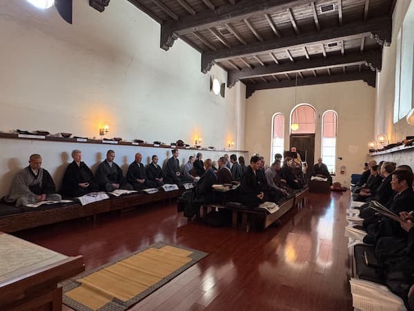 臨済宗妙心寺派がロサンゼルスで開いた坐禅会