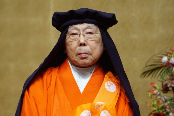 全日仏会長に就任した持田法主