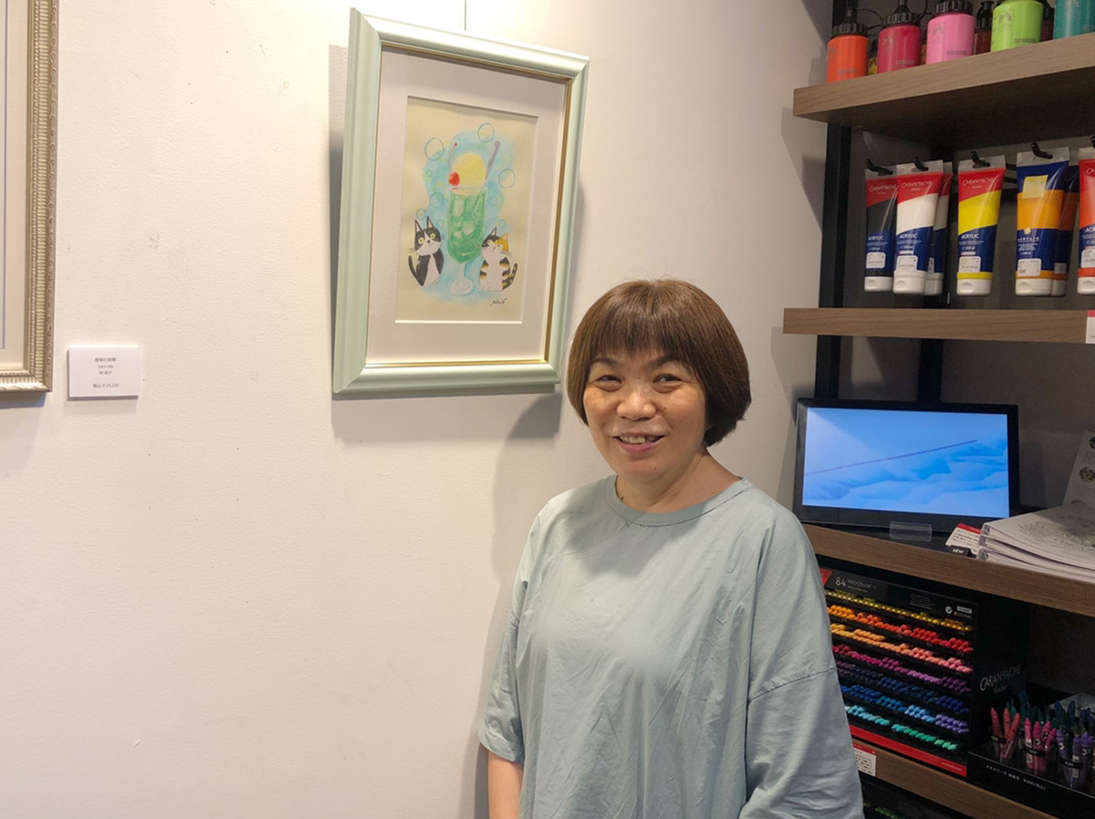 多才な永井さんはイラストレーターとしても活躍する