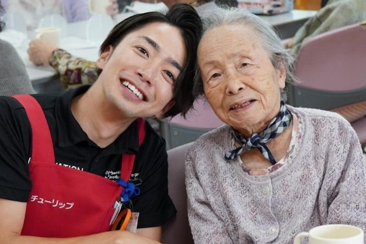 デイサービス管理者の五十嵐亮さん