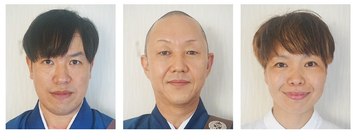 (画像①:増田廣樹さん、松岡晃徳さん、潮礼佳さん(左から))