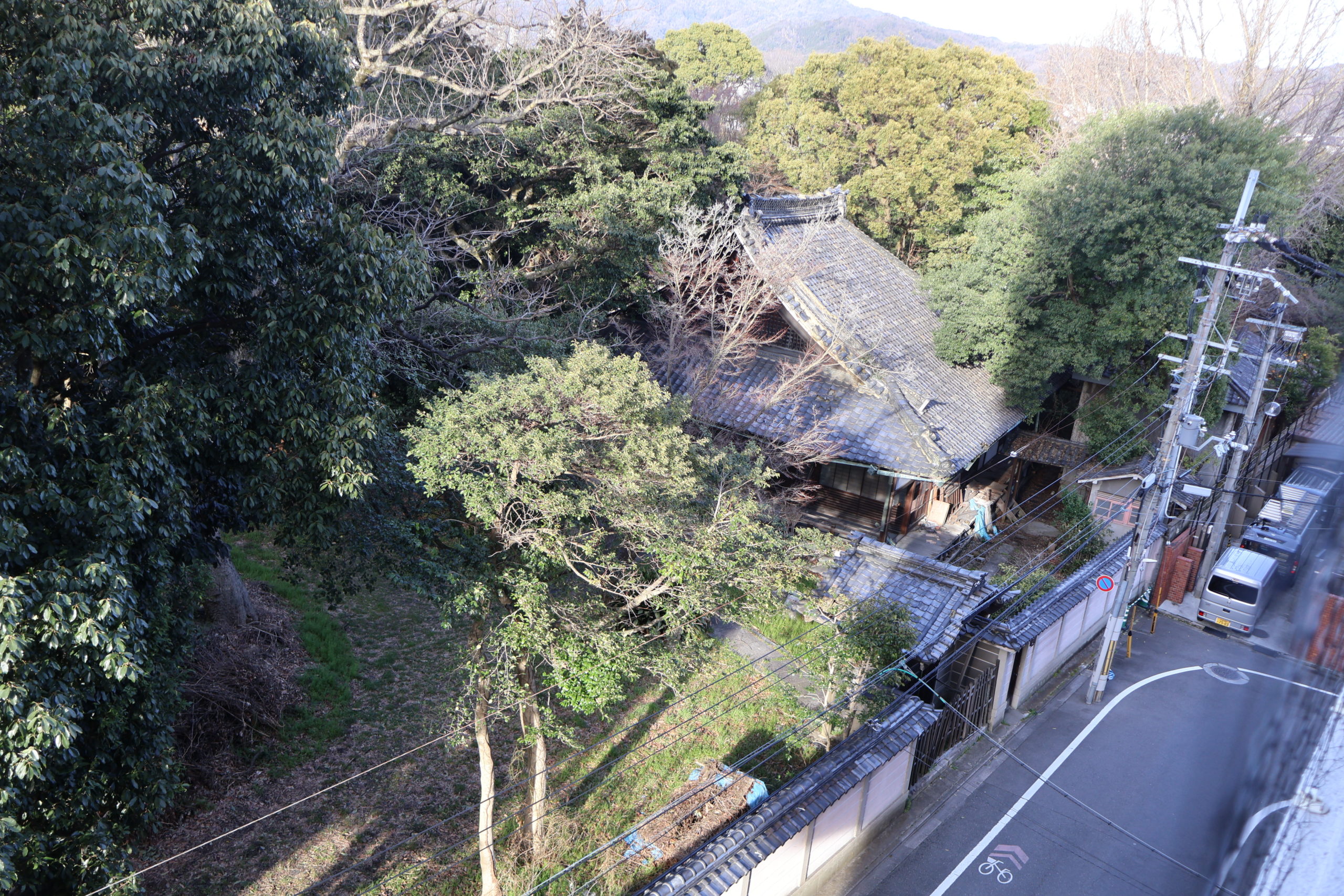リハビリ病院の誘致が決まった旧了徳寺の敷地