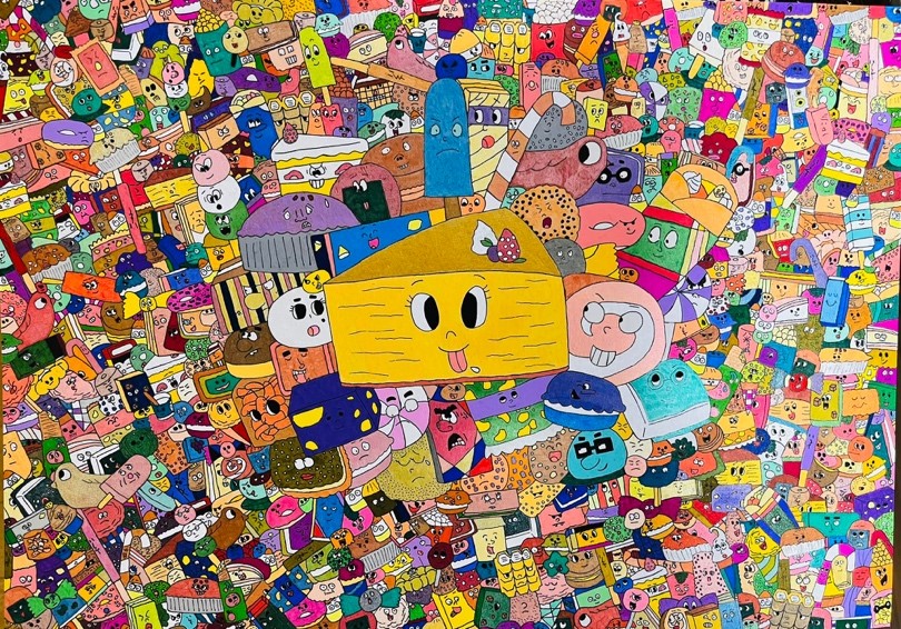 松橋さんの次男、千惺さんの作品