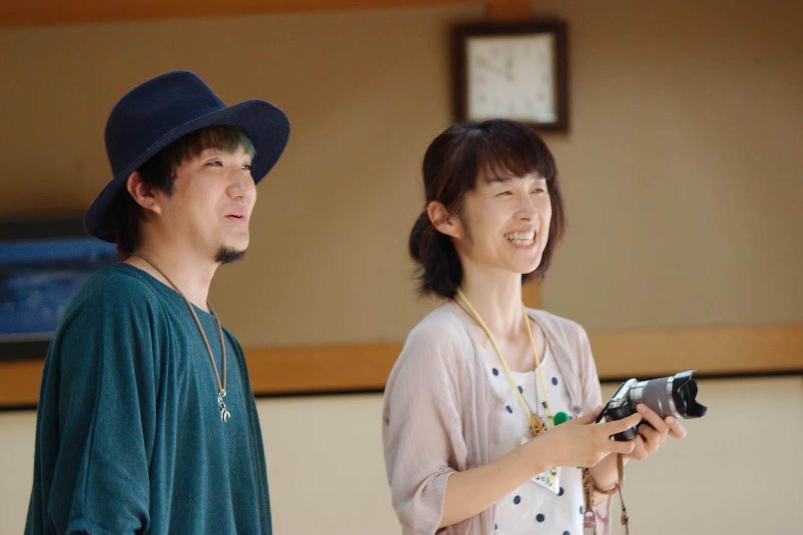 にじっこを主宰する林ともこさん（右）と山崎史朗さん　※アイキャッチ兼用
