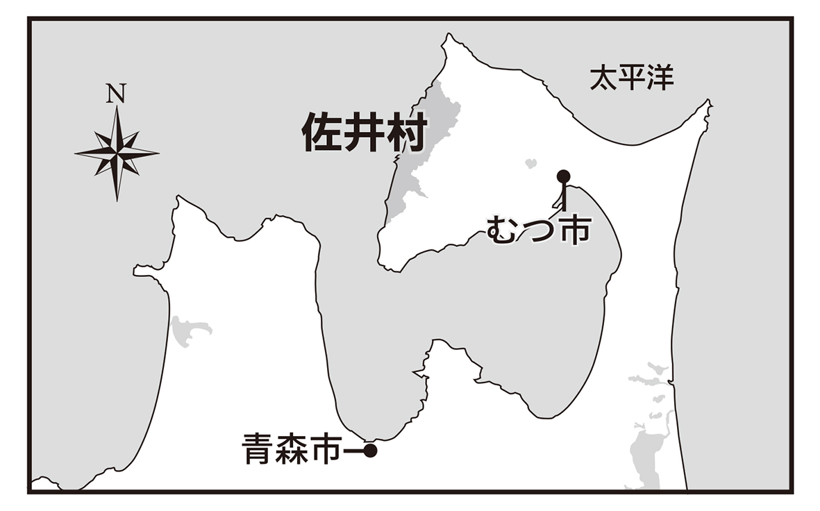 （画像、佐井村地図：キャプション不要）