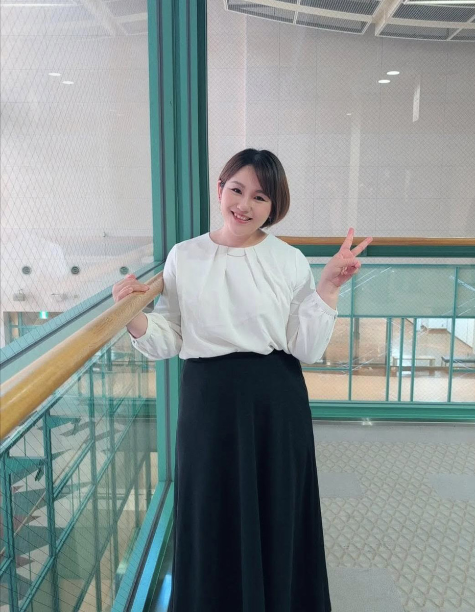 画像①藤崎舞雪さん　八王子市の混声合唱団に入って活動している